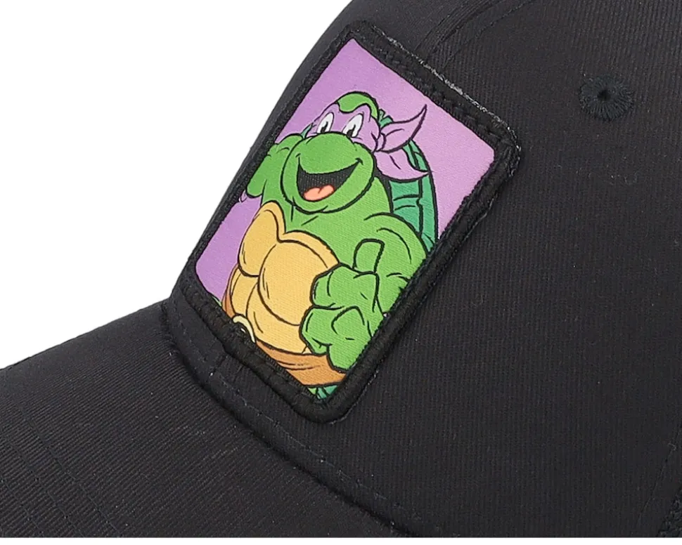 Kids Donatello Box Black Trucker - TMNT