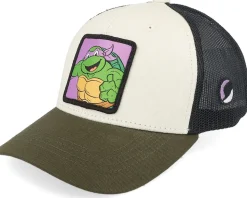 Kids Donatello Box Black Trucker - TMNT