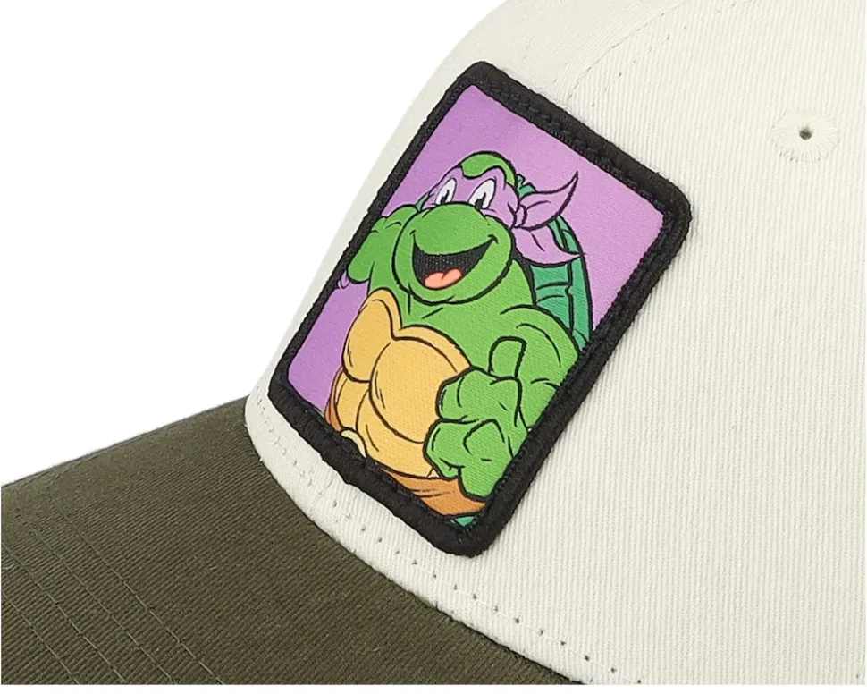 Kids Donatello Box Green/White/Black Trucker - TMNT
