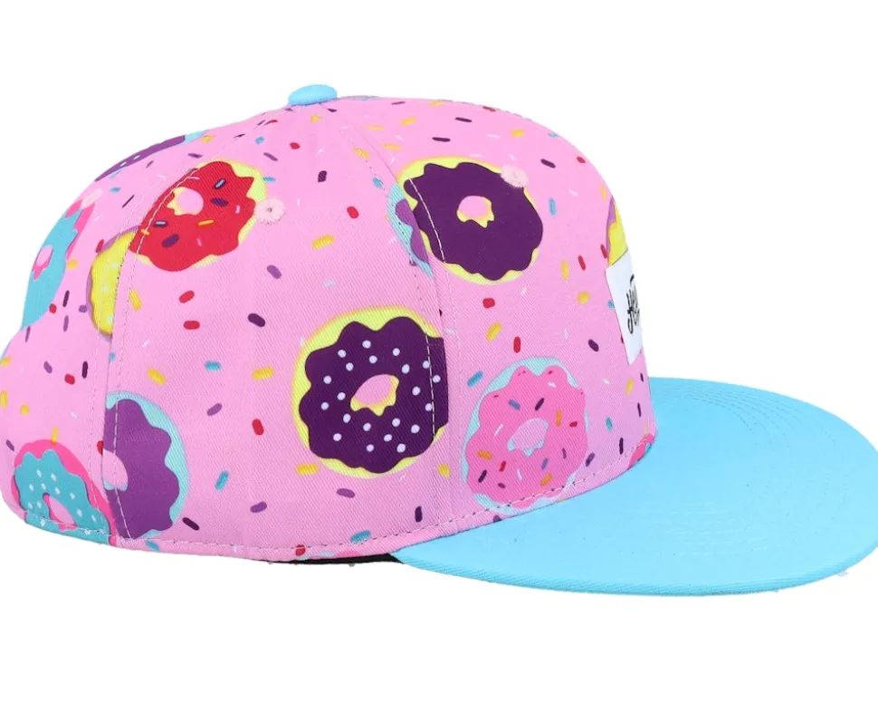 Kids Duh Donut Pink Snapback - Headster