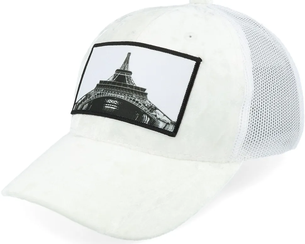 Kids Eiffel Tower Velvet Black Trucker - Calza Pennello