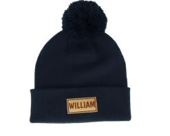 Kids Engraved Suede Patch Graphite Grey Pom - Beechfield