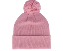 Kids Engraved Suede Patch Dusky Pink Pom - Beechfield