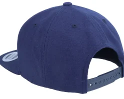 Kids Flaming Football Navy Snapback - Forza