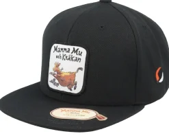 Kids Flyger Black Snapback - Mamma Mu & Kråkan