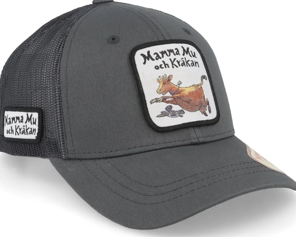 Kids Flyger Dark Grey Trucker - Mamma Mu & Kråkan
