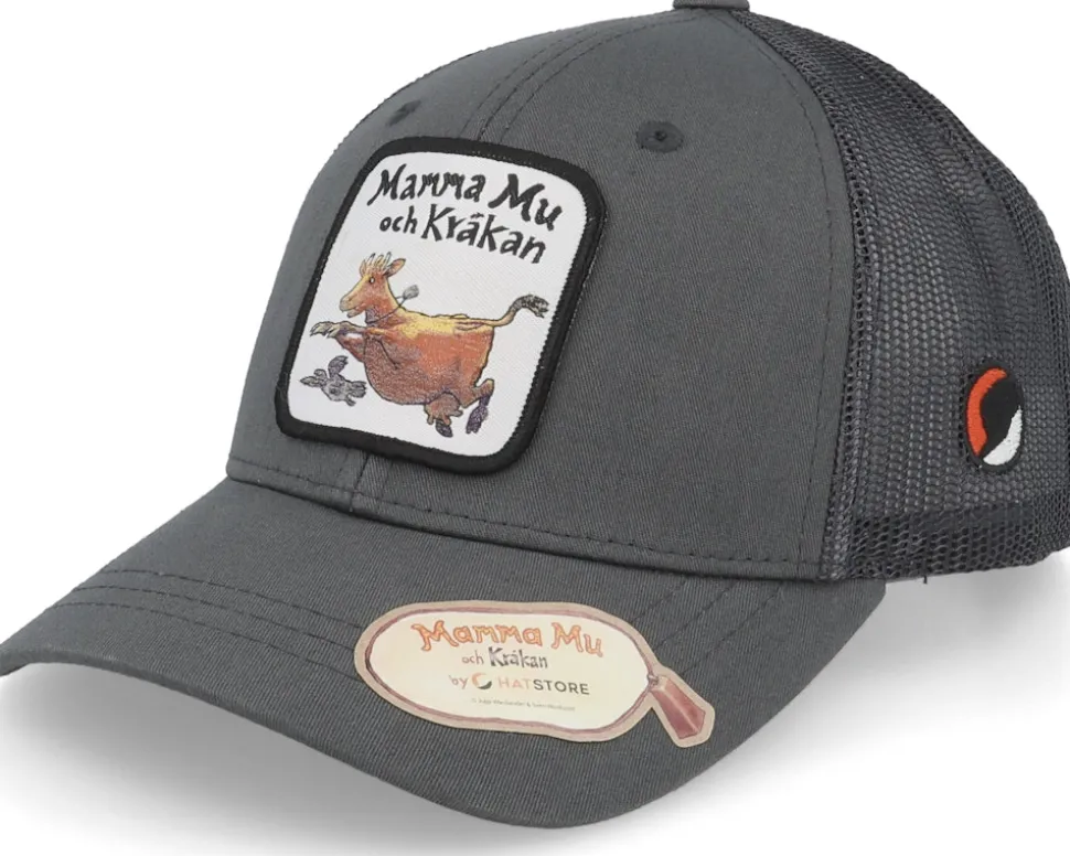 Kids Flyger Dark Grey Trucker - Mamma Mu & Kråkan