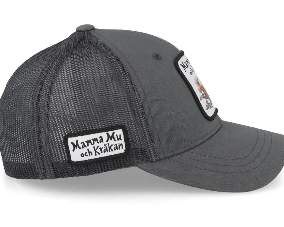 Kids Flyger Dark Grey Trucker - Mamma Mu & Kråkan