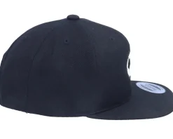 Kids Football Applique Black Snapback - Forza