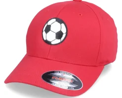 Kids Football Applique Red Flexfit - Forza