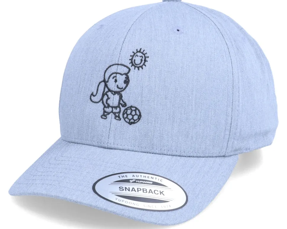 Kids Football Player Heather Grey Adjustable - Forza