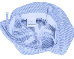 Kids Freddy Jr. Seersucker Blue Ear Flap - CTH Ericson