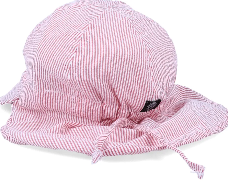 Kids Freddy Jr. Seersucker Red Ear Flap - CTH Ericson