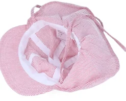 Kids Freddy Jr. Seersucker Red Ear Flap - CTH Ericson