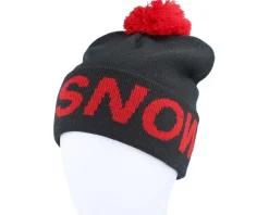 Kids Gambol Beanie Black/Red Pom - DC