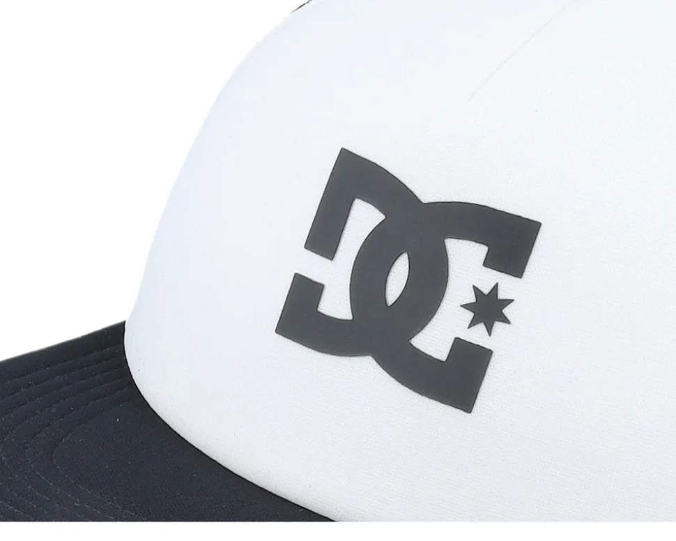 Kids Gas Station White/Black Trucker - DC