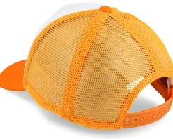 Kids Geometry Bear Orange/White Foam - Kiddo Cap