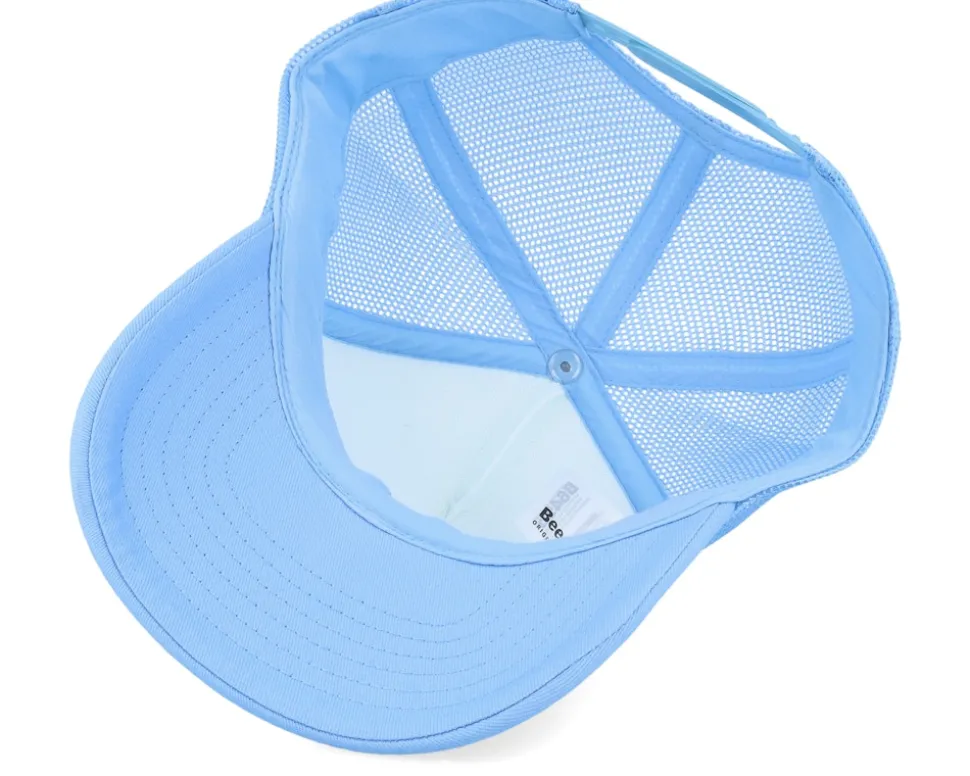 Kids Geometry Capybara Skyblue/White Foam Trucker - Kiddo Cap