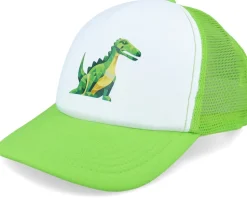 Kids Geometry Capybara Skyblue/White Foam Trucker - Kiddo Cap