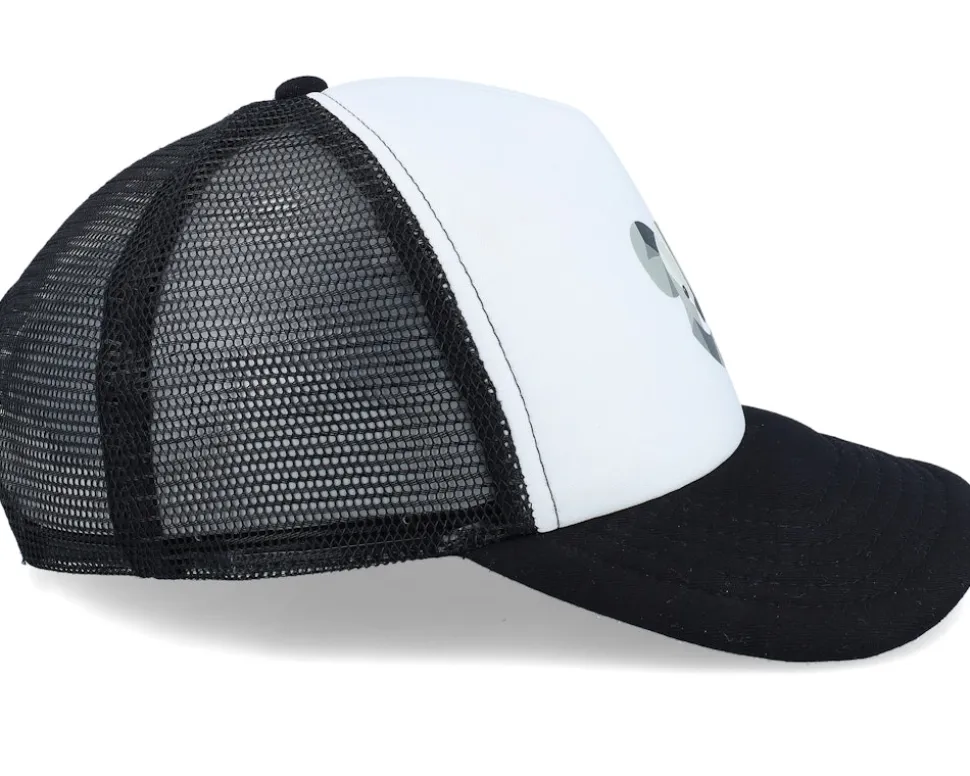 Kids Geometry Koala Black/White Foam Trucker - Kiddo Cap