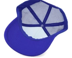 Kids Geometry Unicorn Royal Blue/White Foam Trucker - Kiddo Cap