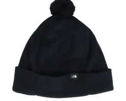 Kids Glacier Beanie Black Pom - The North Face