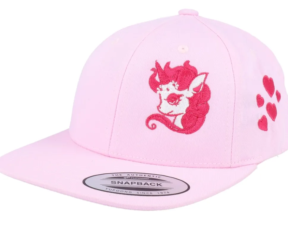 Kids Glorious Unicorn Pink Snapback - Unicorns