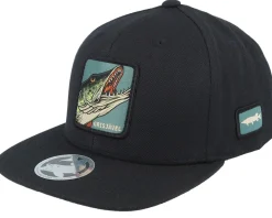 Kids Grisjävel Black Snapback - Skillfish