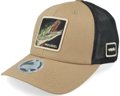 Kids Grisjävel Caramel/Black Trucker - Skillfish