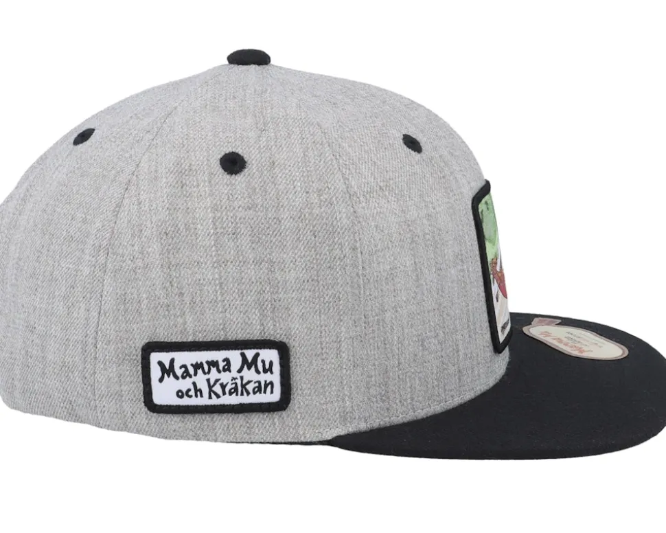 Kids Gungar Grey/Black Snapback - Mamma Mu & Kråkan