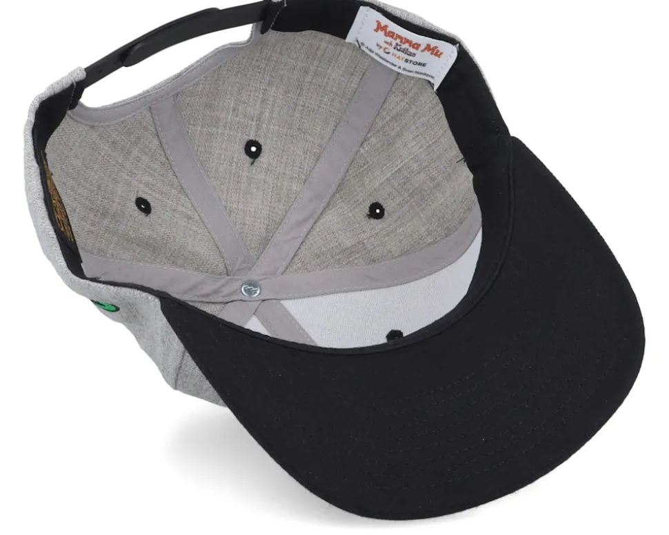 Kids Gungar Grey/Black Snapback - Mamma Mu & Kråkan