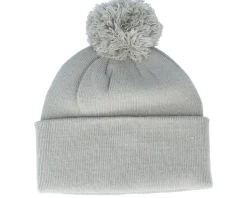 Kids Happy Eyes Light Grey Pom - Kiddo Cap