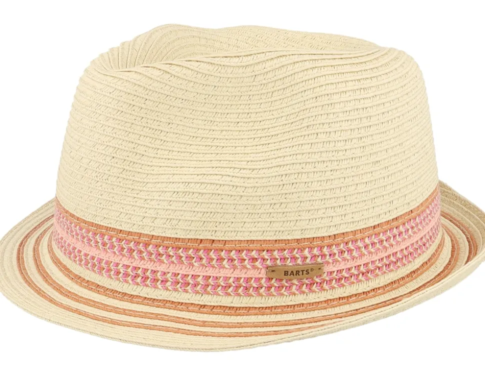 Kids Hare Hat Rust Trilby Straw Hat - Barts