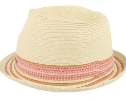 Kids Hare Hat Rust Trilby Straw Hat - Barts