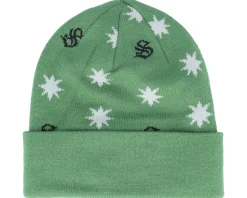 Kids Harry Potter Slytherin Turn-up Beanie Green Cuff - Difuzed