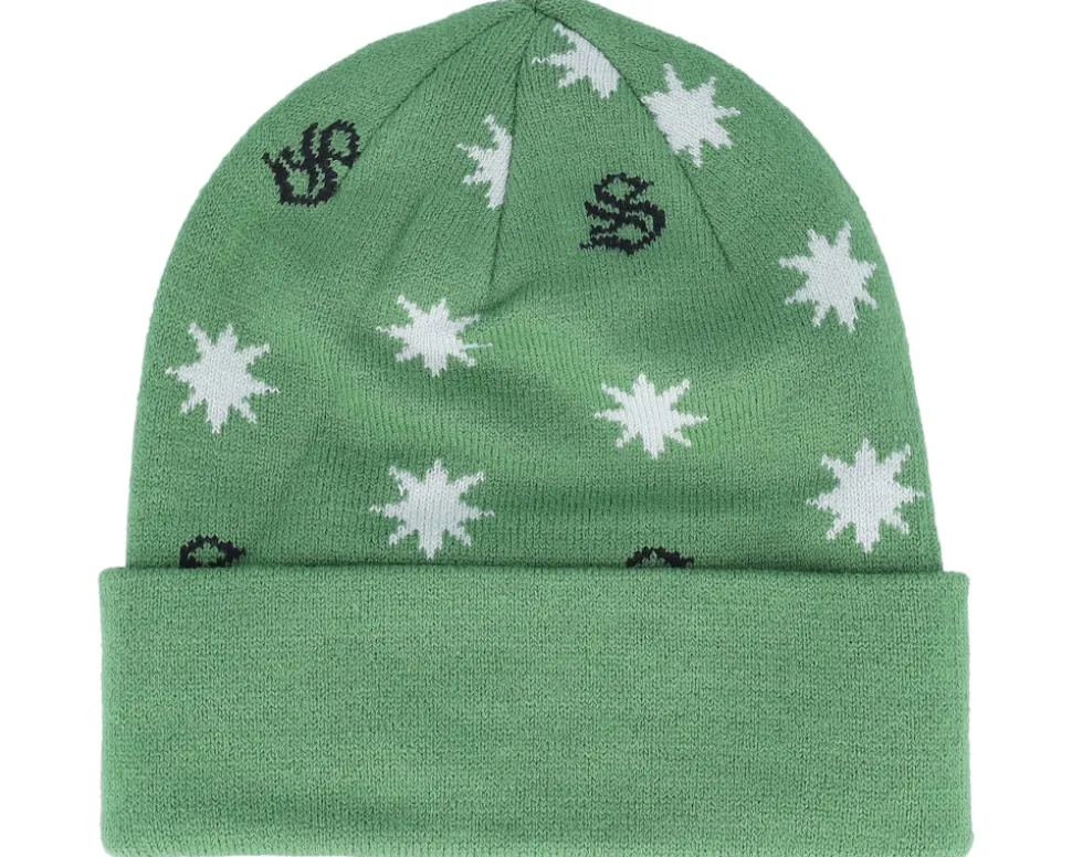 Kids Harry Potter Slytherin Turn-up Beanie Green Cuff - Difuzed