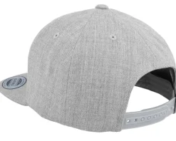 Kids Hatsie The Red Panda Heather Grey Snapback - Kiddo Cap