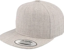 Kids Heather Grey Snapback - Yupoong