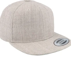 Kids Heather Grey Snapback - Yupoong