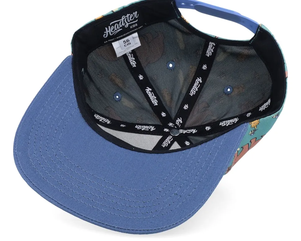 Kids Honey Bear Iguana Green Snapback - Headster