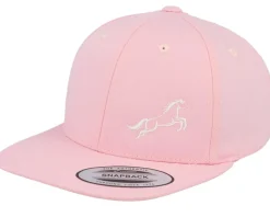 Kids Horse Jumping Pink Snapback - Kiddo Cap