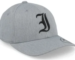 Kids I Letter 3d Heather Grey Adjustable - Kiddo Cap