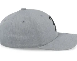 Kids I Letter 3d Heather Grey Adjustable - Kiddo Cap