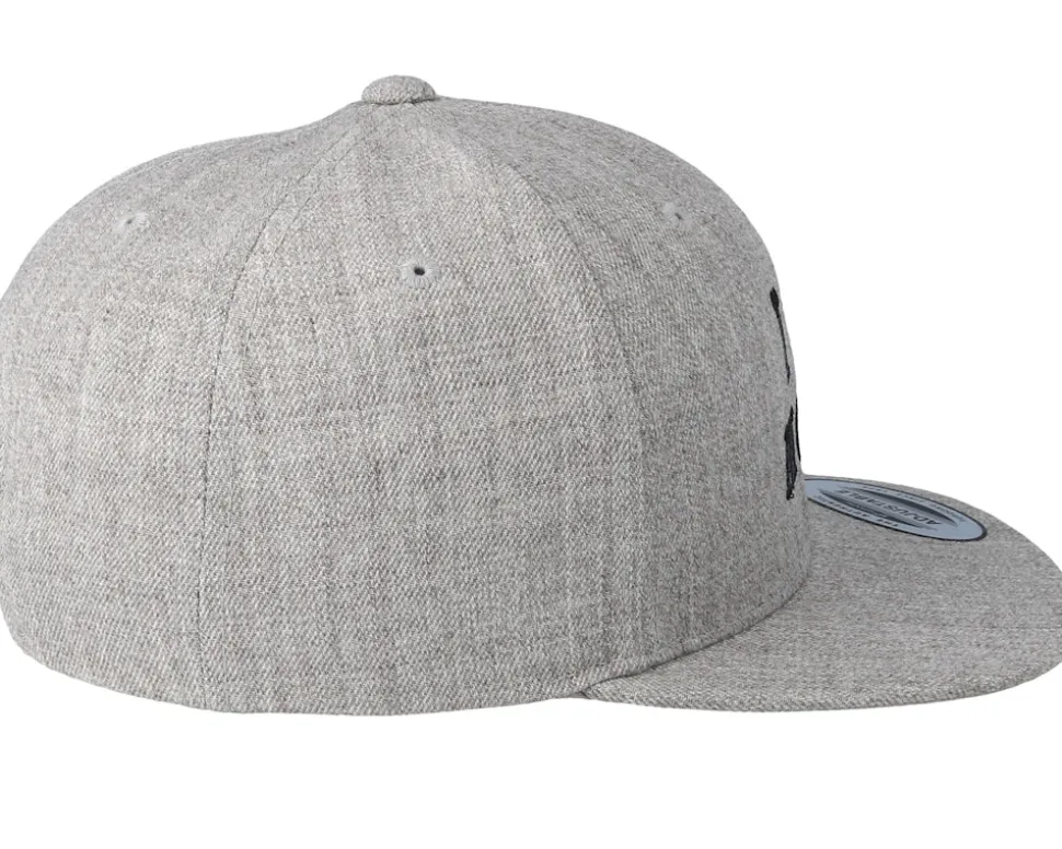 Kids I Love Mom Grey Snapback - Kiddo Cap