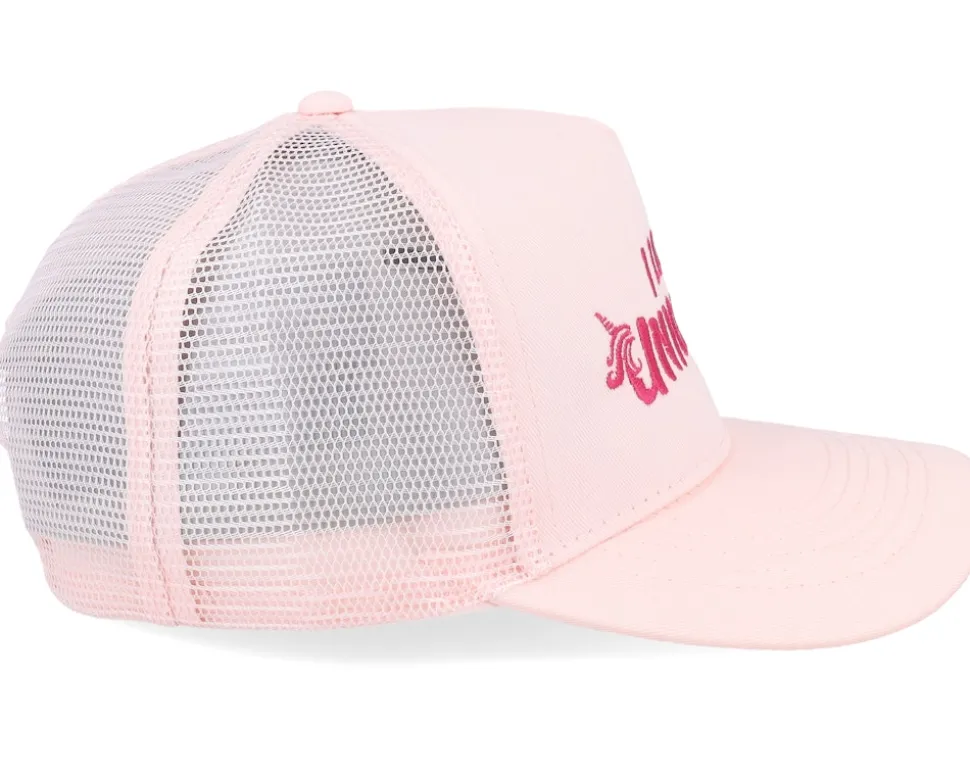 Kids I Love Unicorns Pastel Pink/Pastel Pink A-frame Trucker - Unicorns