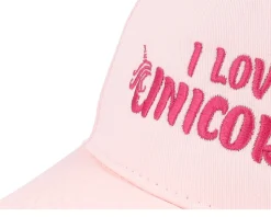 Kids I Love Unicorns Pastel Pink/Pastel Pink A-frame Trucker - Unicorns