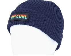 Kids Icons Eco Beanie Navy Cuff - Rip Curl