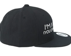 Kids I'm A Ninja Black Snapback - Kiddo Cap