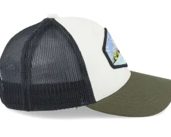 Kids Island Patch Ivory/Black/Dark Mesh Trucker - Wild Spirit