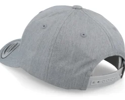 Kids J Letter 3d Heather Grey Adjustable - Kiddo Cap